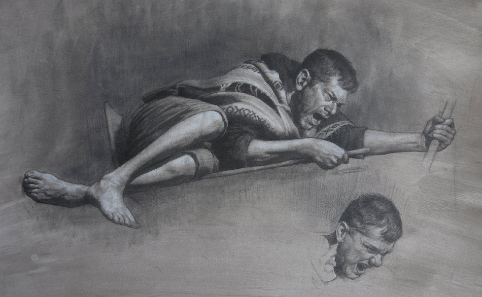 Carl Dobsky 'Lame Man Study for The Argument of the Blind Man and the